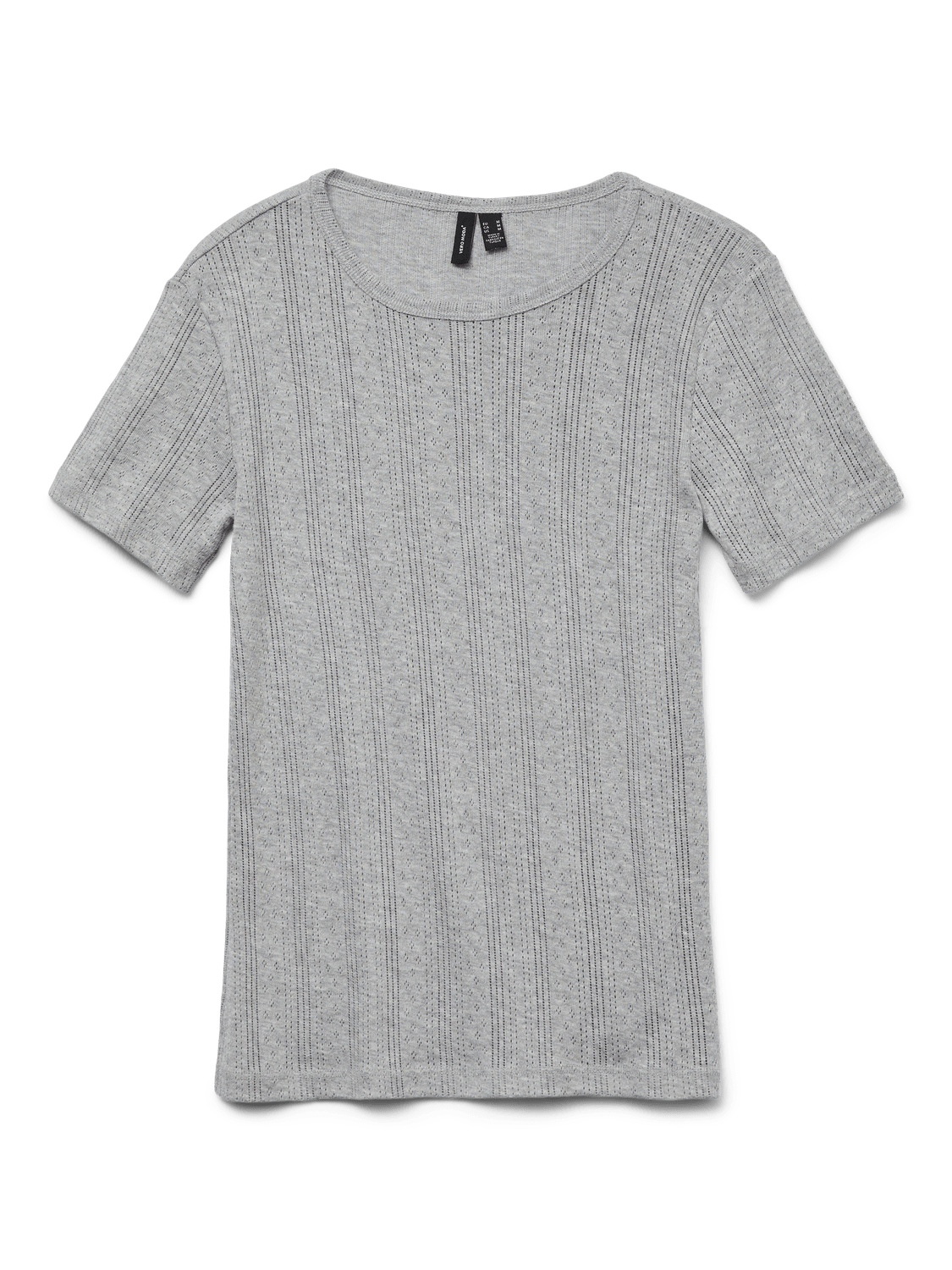 VMLISA Top - Light Grey Melange - VERO MODA & VILA Bergvik